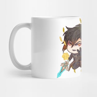 Chibi Zhongli & Childe Mug